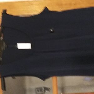 Dark blue sleeveless top